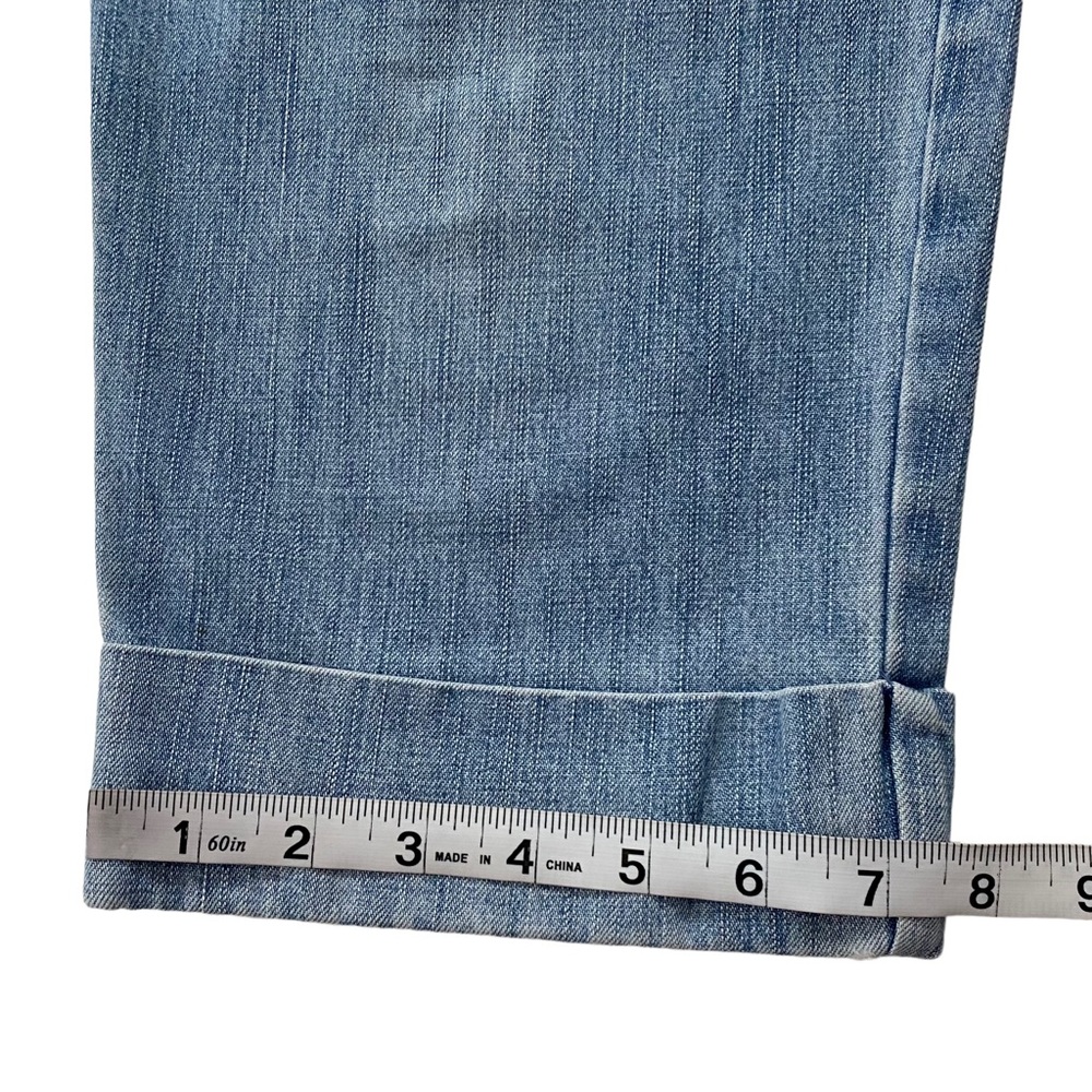 Talbots Petites Women’s Capri Light Wash Jeans Cotton Size 8 - Picture 9 of 14